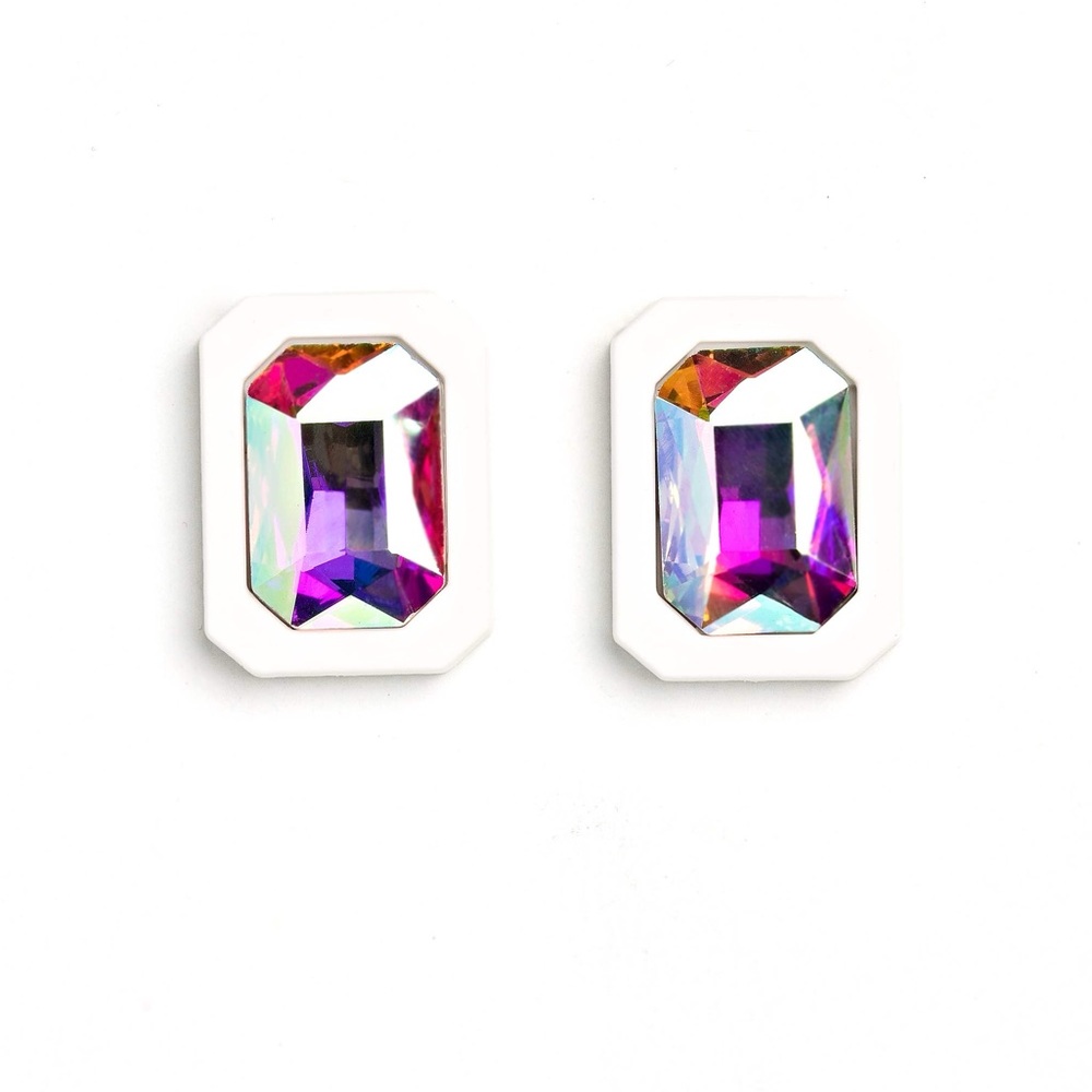 Elegant Multicolor Gemstone Earrings